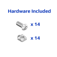 41-135-0 ALUMINUM PROFILE STAIR CONNECTING PLATE<br>45 DEGREE PLATE FOR 45MM X 180MM PROFILE